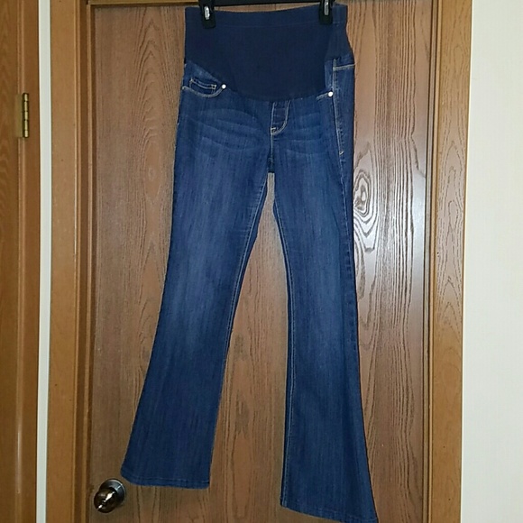Old Navy Denim - Old Navy Full Panel Flare Maternity jeans